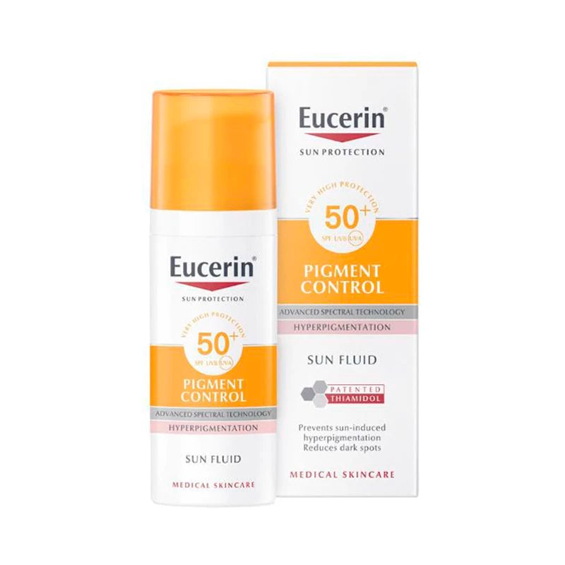 Eucerin Sun Pigment Control FPS 50+ fluido solar facial 50ml anti-manchas