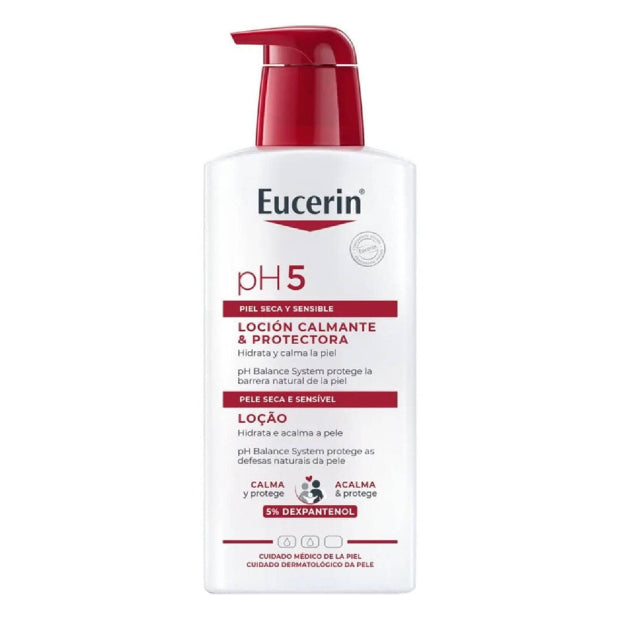 Eucerin pH5 Loção Intensiva 1000ml embalagem familiar com bomba doseadora