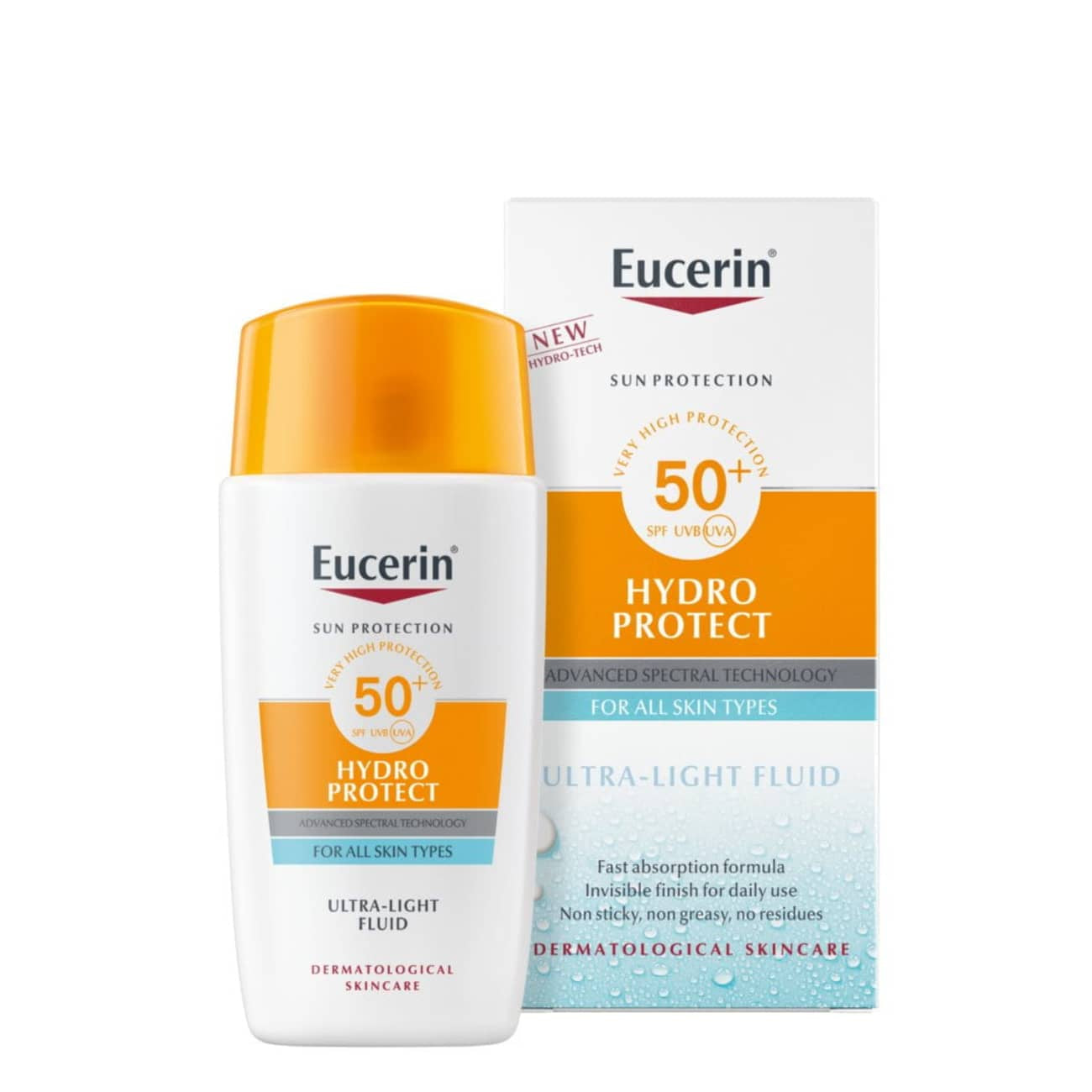 Eucerin Sun Hydro Protect FPS 50+ fluido ultra light invisível 50ml