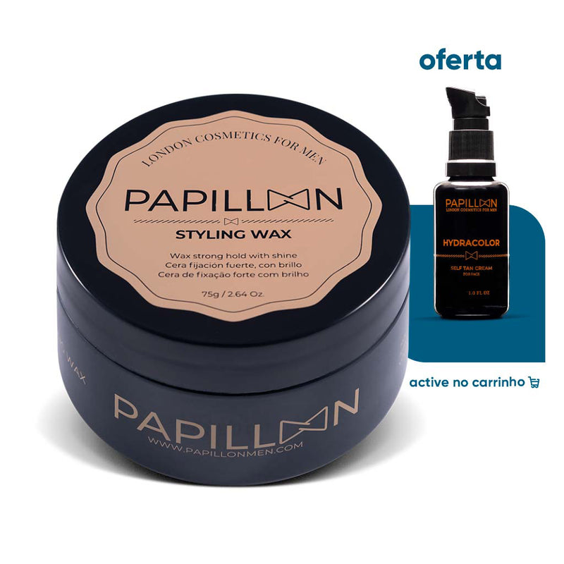 Papillon Cera Styling Wax (Fixação forte pouco brilho) 75g