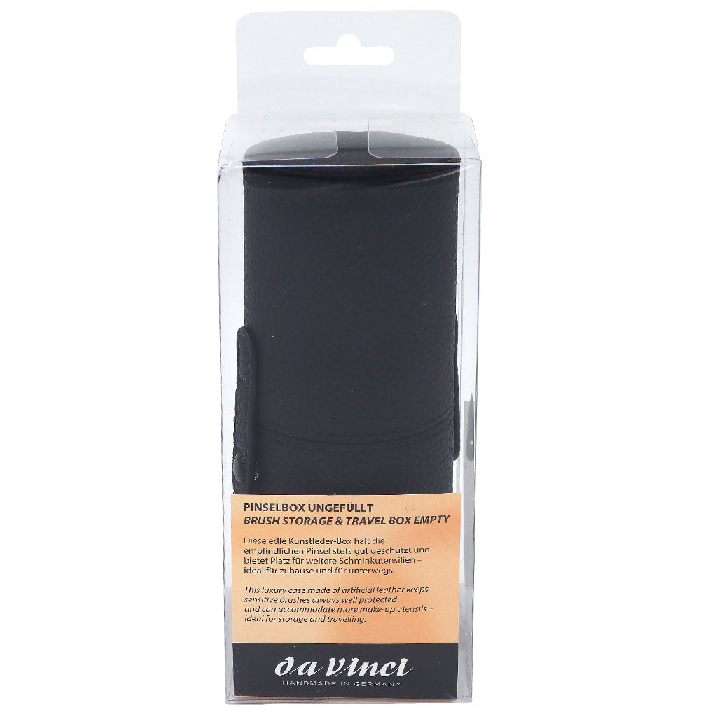Copo para Pincéis de Maquilhagem Da Vinci by Marta Flores - Estojo de Luxo Preto