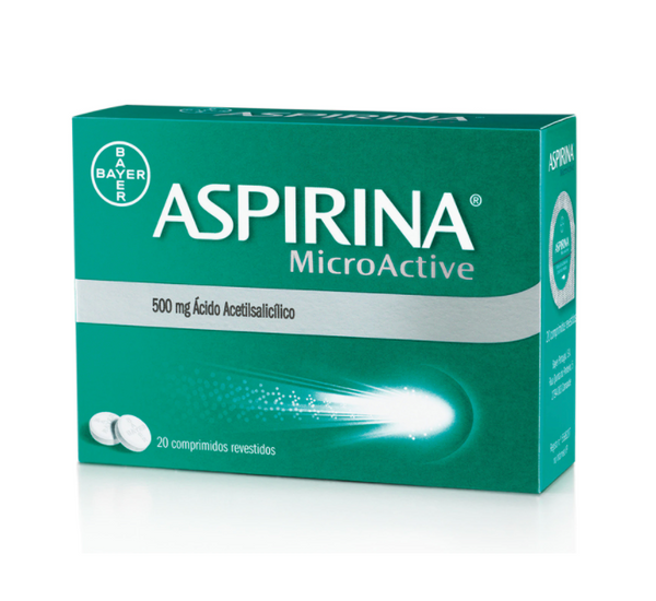 Aspirina Microactive x 20 comprimidos