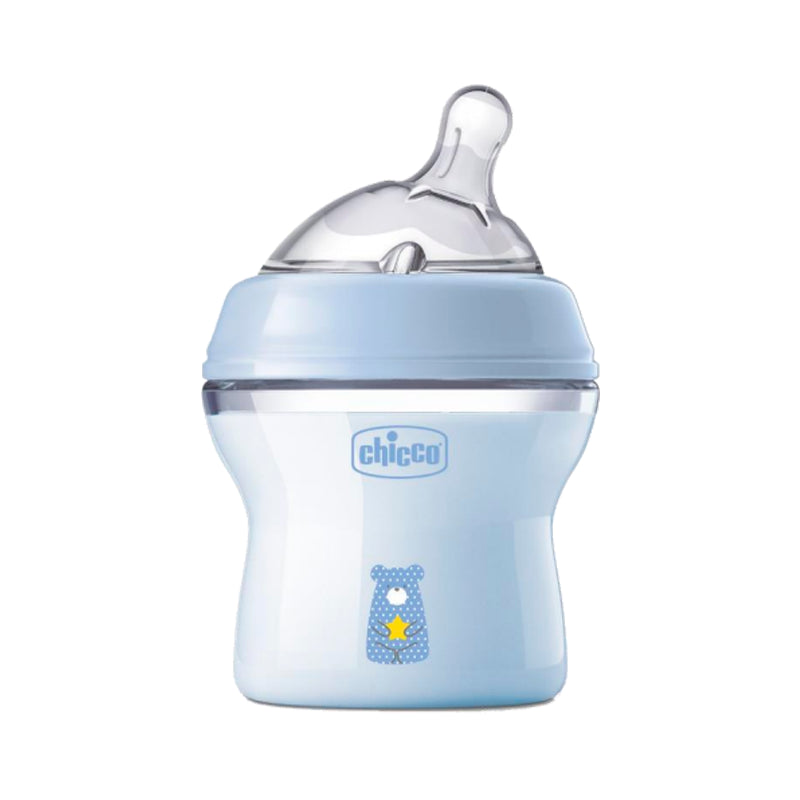 Chicco Biberão Natural Feeling +0m 150 mL Azul