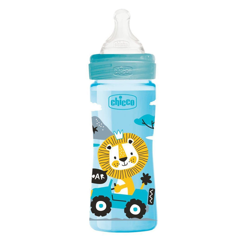 Chicco Biberao WB PP Azul Col 250 ml Sil Az