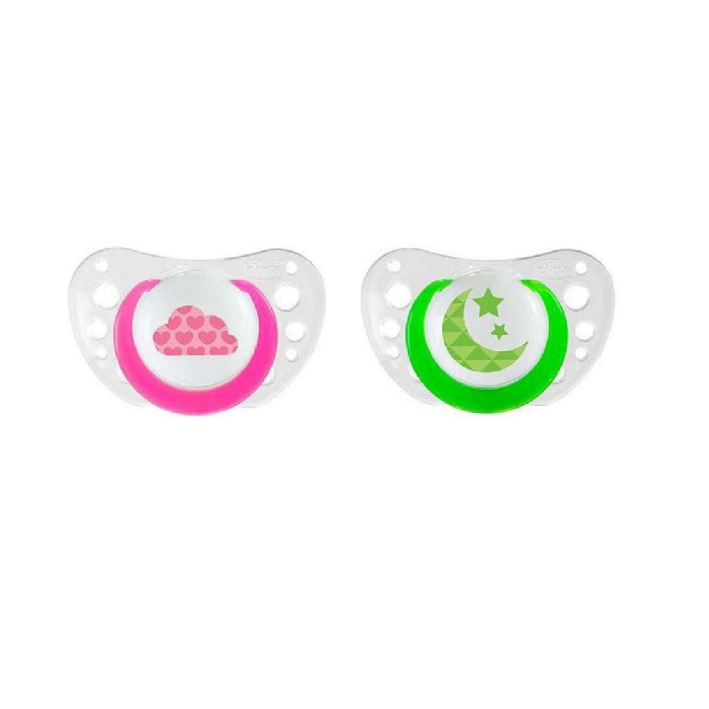 Chicco Chupeta Physio Forma Air Luminosas 6-12m x 2 uni