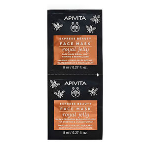 Apivita Express Beauty Máscara Facial Refirmante e Vitalizante Geleia Real Jelly 2 x 8 mL