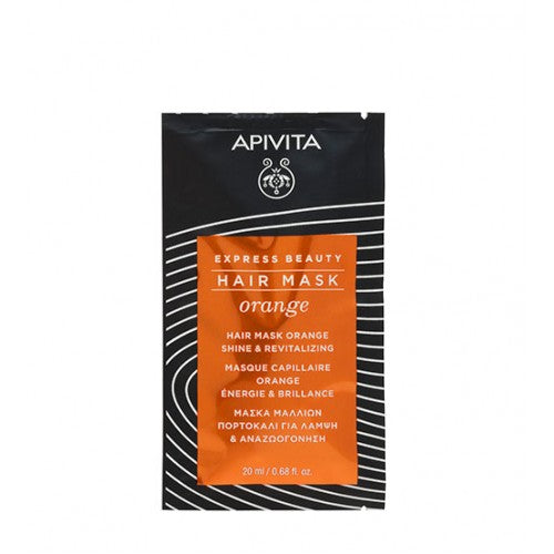 Apivita Express Beauty Máscara Capilar Brilho e Vitalidade Laranja 20ml