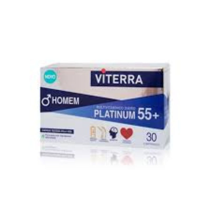 Viterra Homem Platinum 55+ 30 Comprimidos