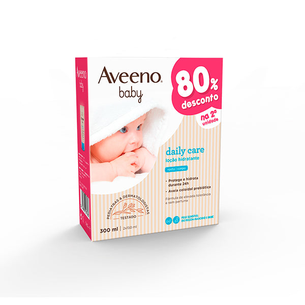 Aveeno Baby Loção Hidratante Duo 2 x 150mL | My Pharma Spot