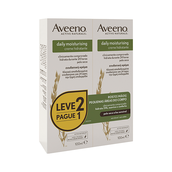 Aveeno Creme Hidratante 2 x 100mL | My Pharma Spot
