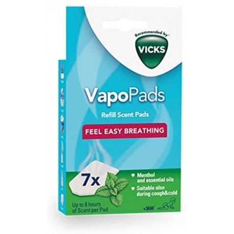Vicks Vapopads Recargas Mentol x 7 uni | My Pharma Spot
