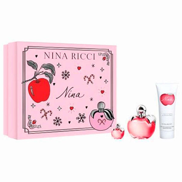 Nina Ricci Nina Coffret Perfumes 50ml e Loção Corporal 50ml + Mini EDT 4ml