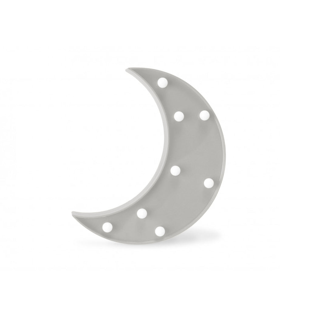 Kiokids Lâmpada Led Lua Cinza