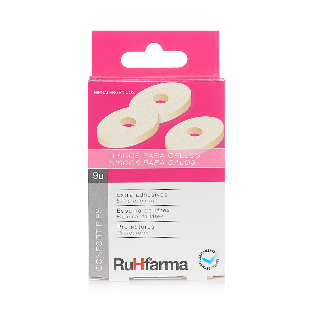 Discos para calos ovalados x 9 uni