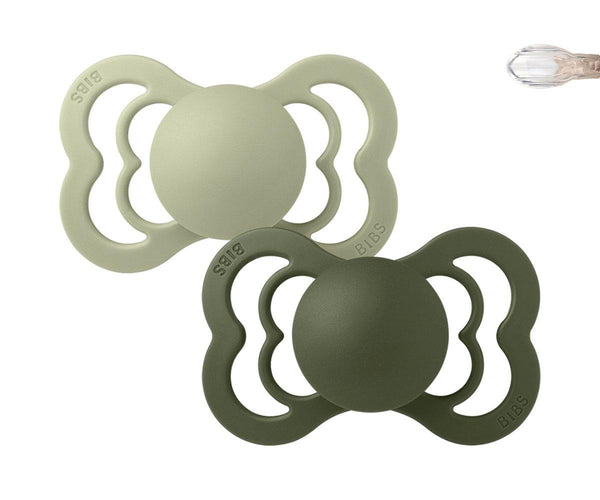 Chupetas BIBS Supreme Sage/Hunter Green 0-6m Silicone