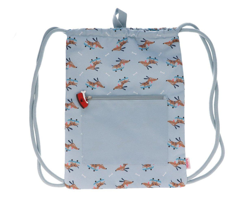 Mochila Saco impermeável Skater Dog