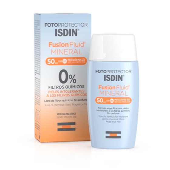 Isdin Fotoprotector Fusion Fluid Mineral FPS50+ 50 ml