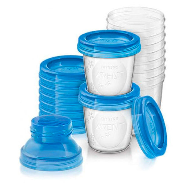 Philips Avent Conjunto Recipientes de Conservação Leite Materno 180 mL x 10 uni