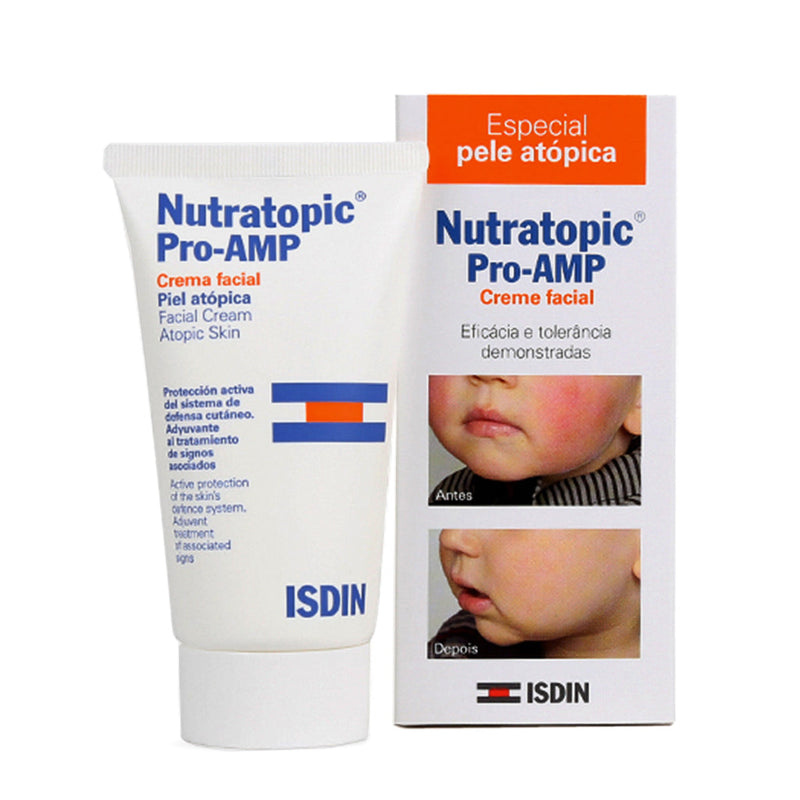 ISDIN Nutratopic Creme facial pele atópica - 50 ml