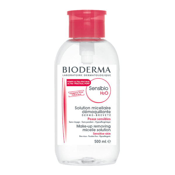 Sensibio Bioderma solução micelar H2O Pump-reverse - 500 ml