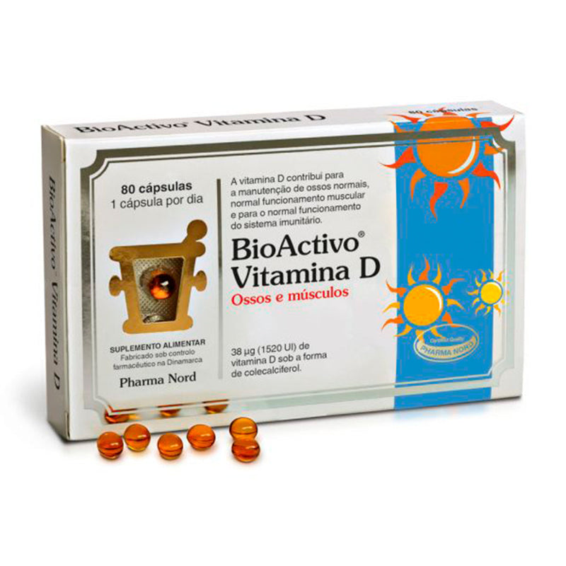 BioActivo Vitamina D - 80 cápsulas