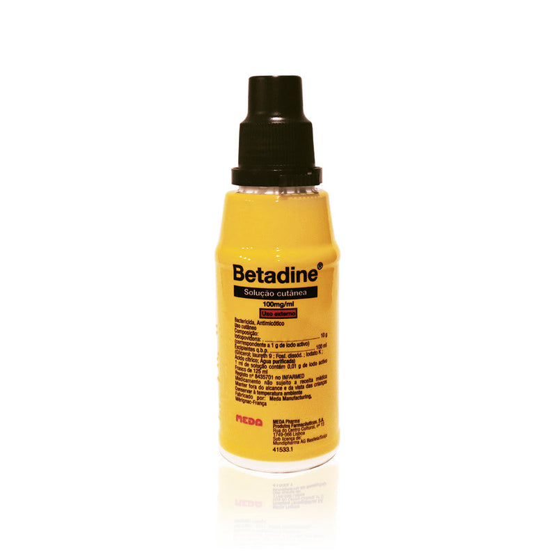Betadine 100 mg/ml Solução 125 ml