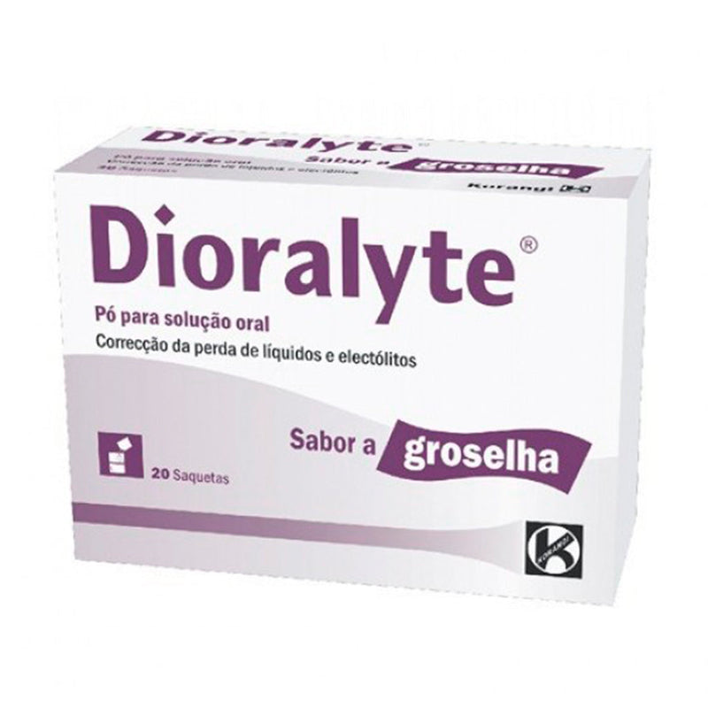 Dioralyte Sabor Groselha 20 saquetas