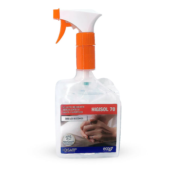 Higisol Recarga Solução Desinfectante superfícies 500 ml x 6 unidades
