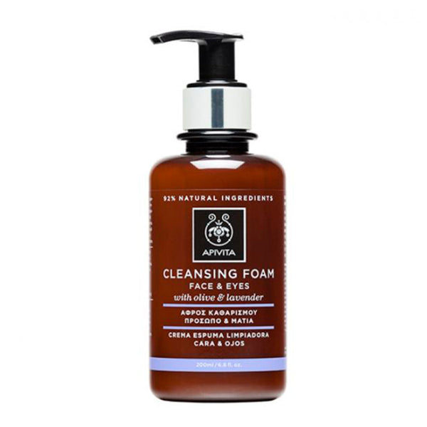 Apivita Espuma Cremosa de Limpeza Rosto & Olhos 200 mL