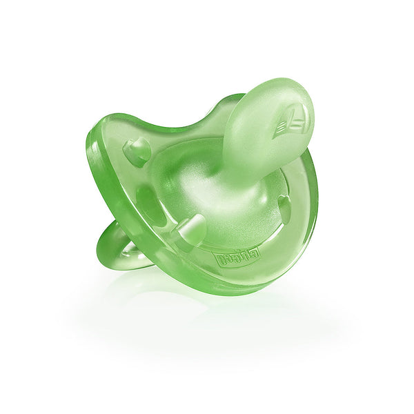 Chupeta Physio Soft Silicone Verde 0-6 Meses - Chicco