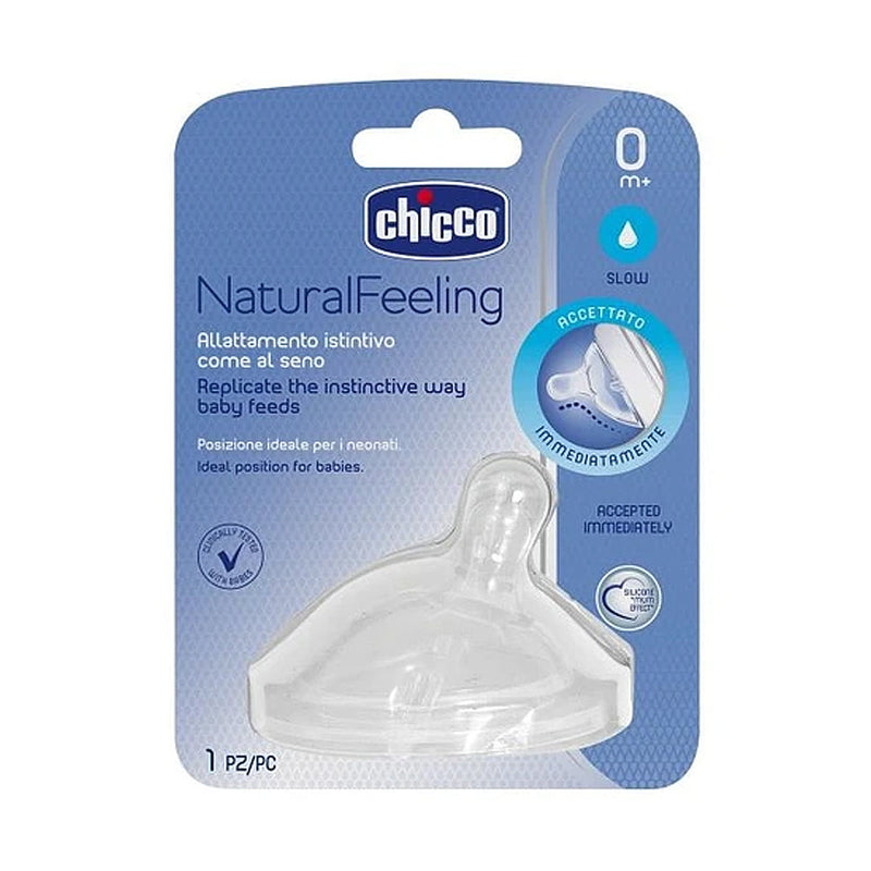 Tetina Chicco NaturalFeeling fluxo lento para recém-nascidos