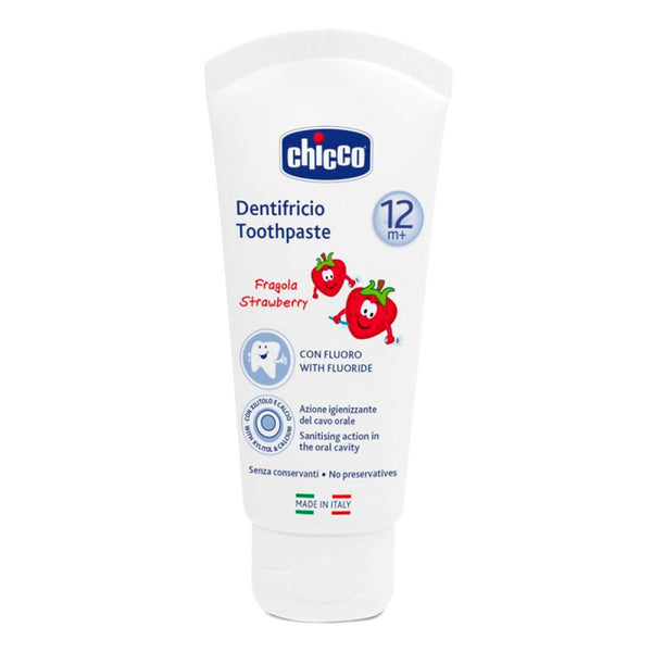 Chicco Pasta de Dentes Morango +12m 50 mL