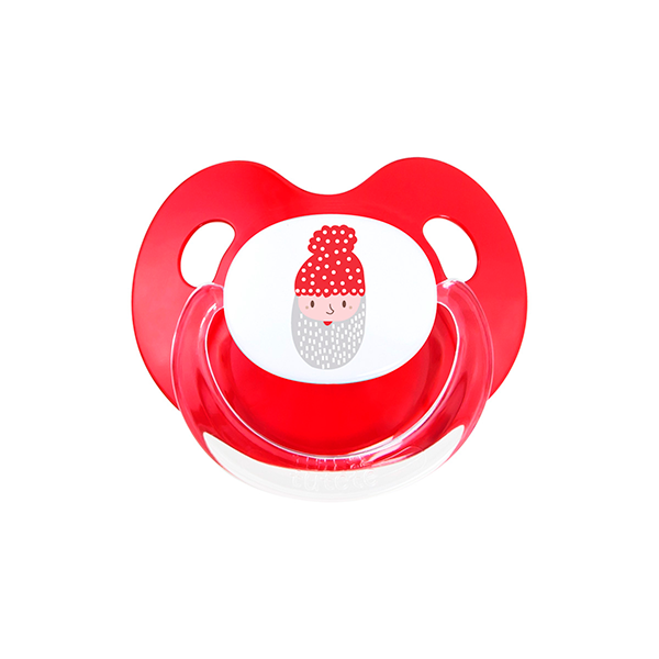 BIBS Chupeta Pai Natal Vermelho Latex  0-6m | My Pharma Spot