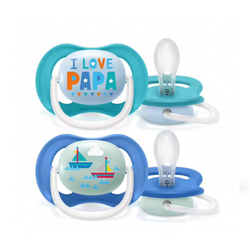 Chupeta Philips Avent Ultra Air Happy 6-18 meses Azul