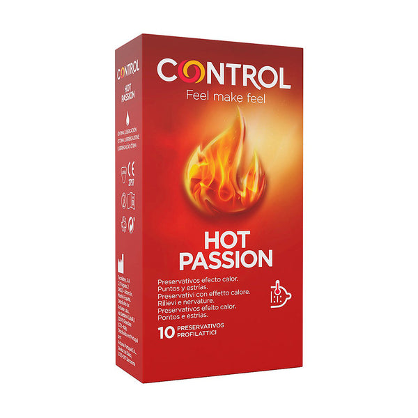 Control Preservativo Hot Passion x 10 unidades | My Pharma Spot