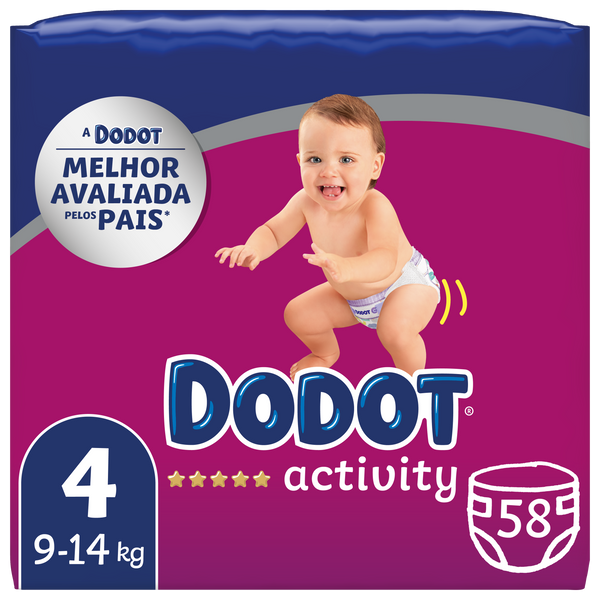 Dodot Fraldas Activity Tamanho 4 x 58 uni | My Pharma Spot