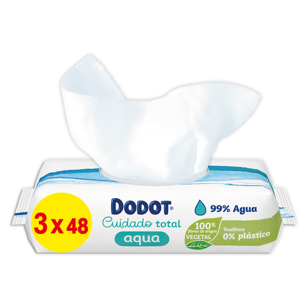 Dodot Toalhitas Cuidado Total Aqua 3x48 uni | My Pharma Spot