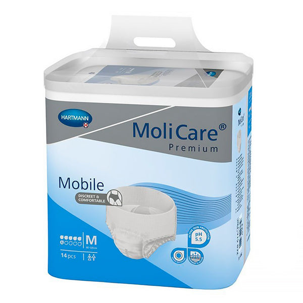 MoliCare Premium Mobile 6D Fralda Cueca M - 14 unidades | My Pharma Spot