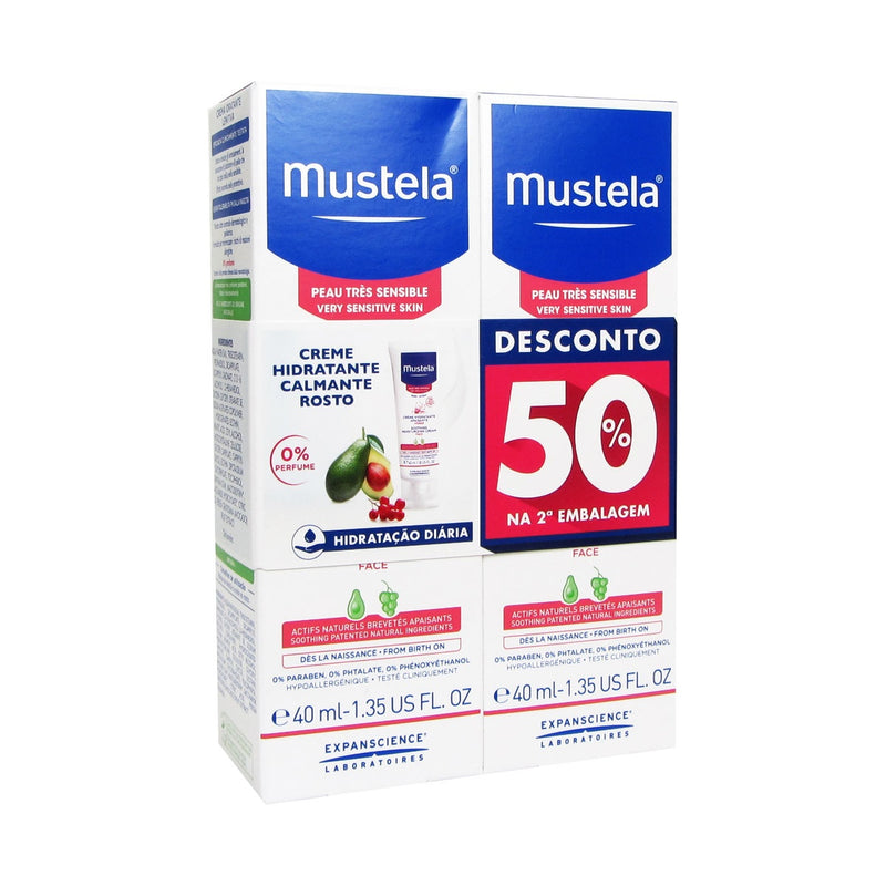 Mustela Bebé Creme Hidratante Calmante Facial 40ml