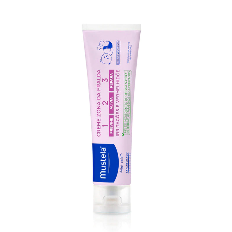 Mustela Bebé Creme Zona da Fralda 1 2 3 100 ml