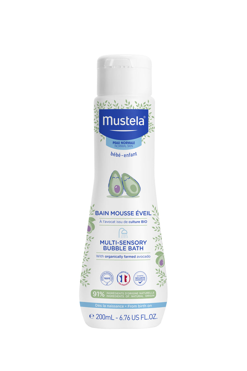  Mustela Bebé Espuma de Banho Multissensorial 200 ml