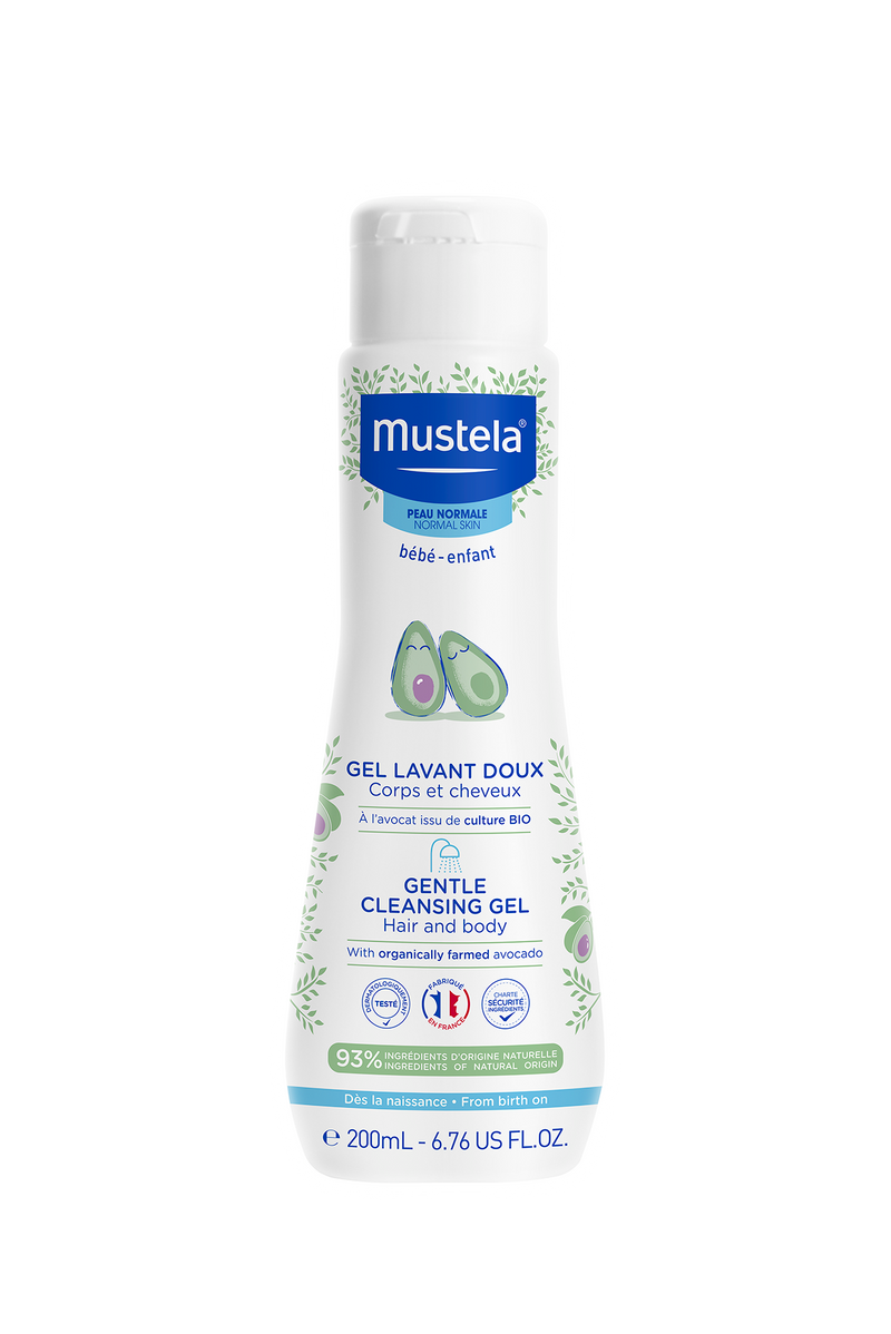 Embalagem do Gel Lavante Mustela Bebé 200ml