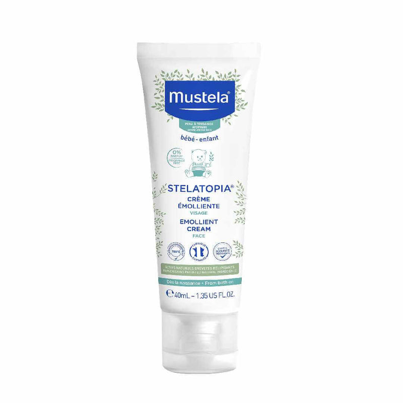 Mustela Bebé Stelatopia Creme Rosto Emoliente 40 mL