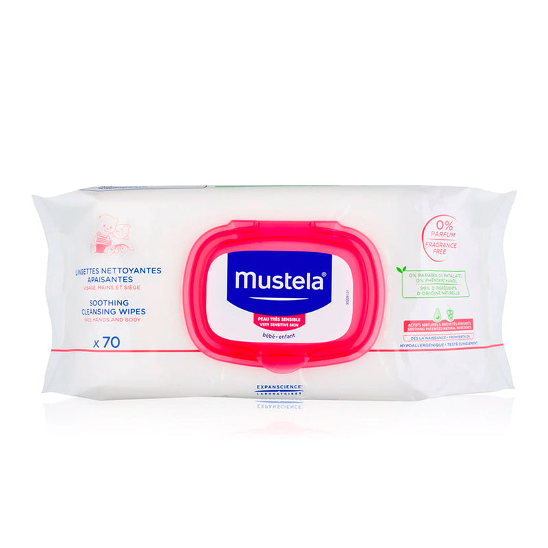 Mustela Bebé Toalhetes S/ Perfume x 70 uni