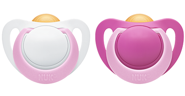 Nuk Chupeta Genius Rosa Látex 0-2m x 2 uni | My Pharma Spot