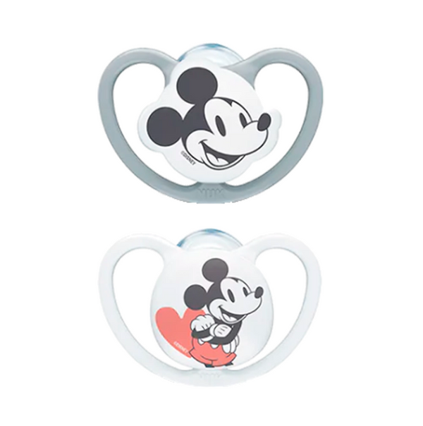 Nuk Chupeta Space Disney Mickey Silicone 0-6 m x 2 uni | My Pharma Spot