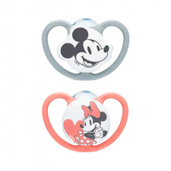 Nuk Chupeta Space Disney Minnie Silicone 0-6 m x 2 uni | My Pharma Spot