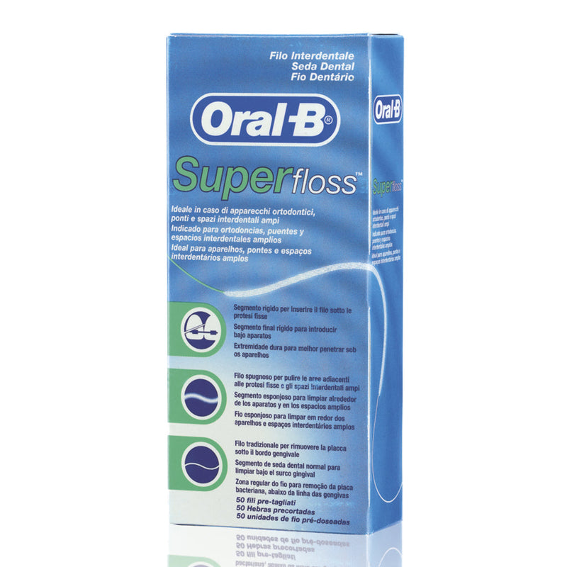 Oral-B Super Floss fio dentário x 50 unidades | My Pharma Spot