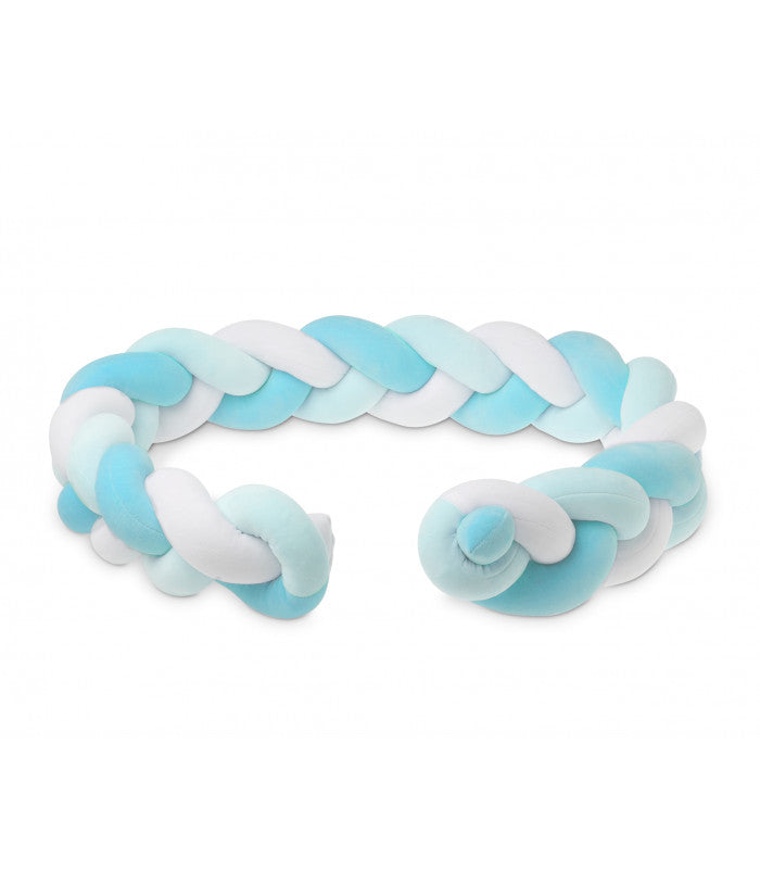 Kiokids Trança Protetora Para Berço/Cama Azul (150 cm)